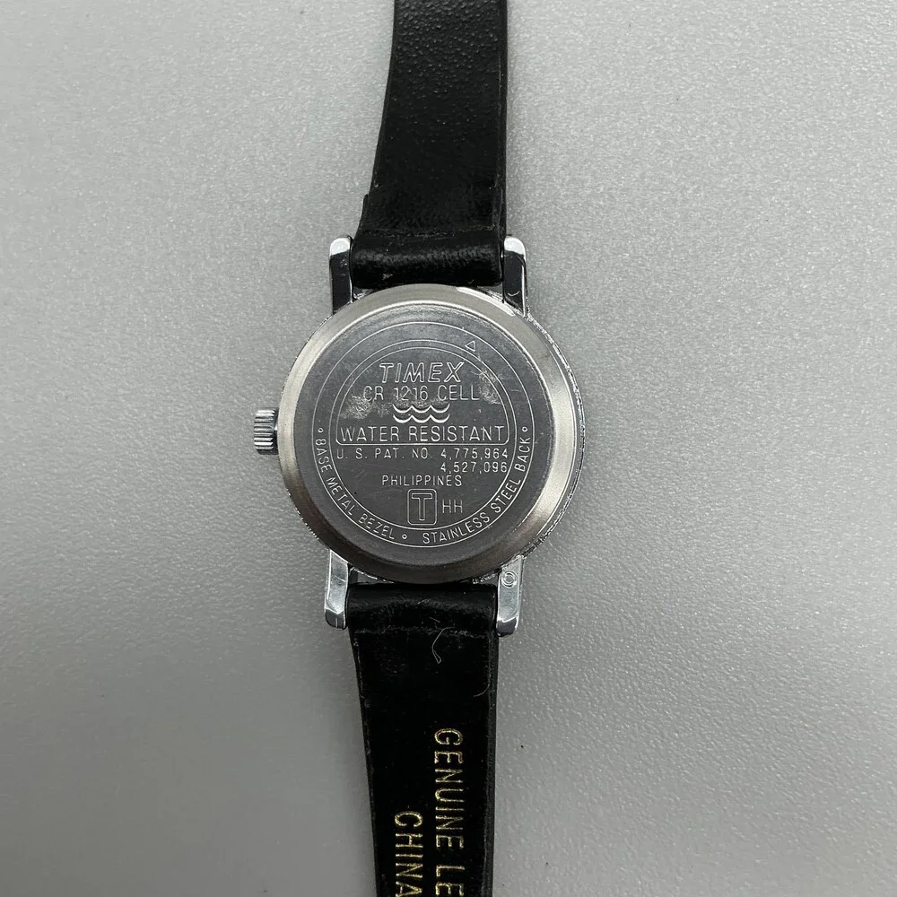 Vintage Timex Easy Reader Indiglo Womens Watch 23mm Leather New Battery